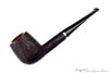 Blue Room Briars is proud to present this Yosef Zehnder Pipe Sandblast Billiard with Silver