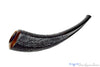Blue Room Briars is proud to present this Yosef Zehnder Pipe Sandblast Paneled Oliphant
