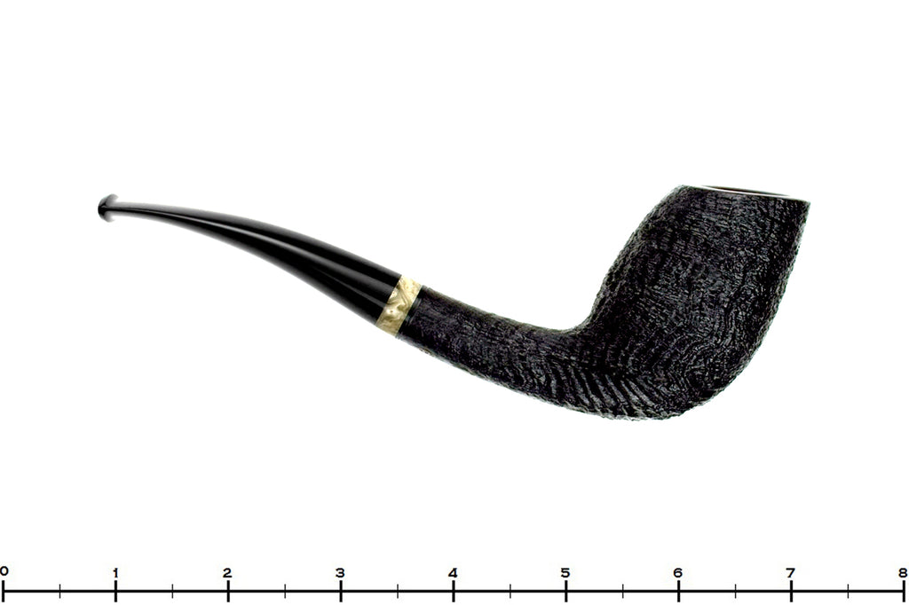 Blue Room Briars is proud to present this Yosef Zehnder Pipe Bent Sandblast Duck Egg with Musk Ox
