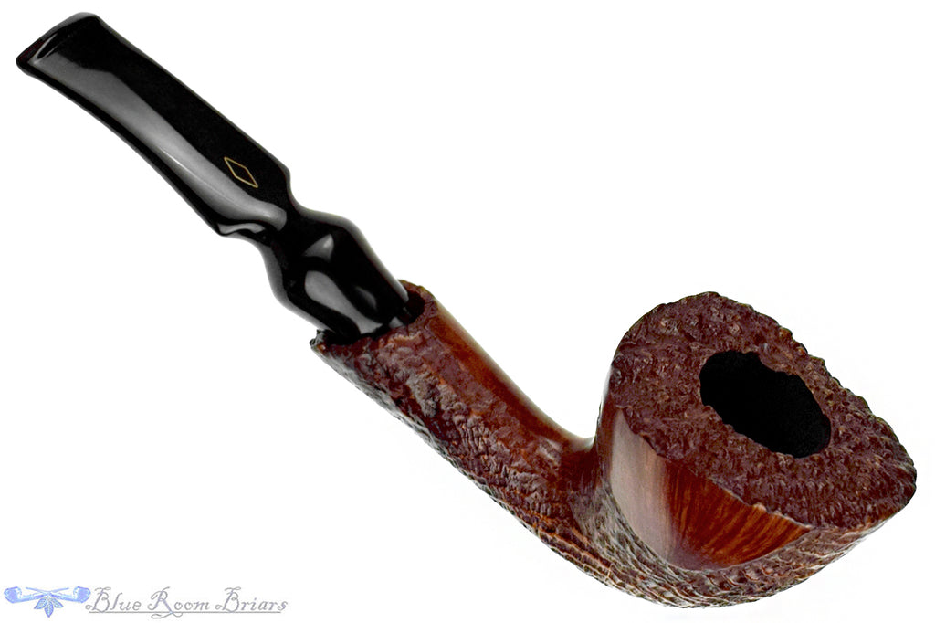 Blue Room Briars is proud to present this Brebbia Collection Semi Sabbiata Noce Dublin Freehand (9mm Filter and Adapter) with Plateaux UNSMOKED Estate Pipe