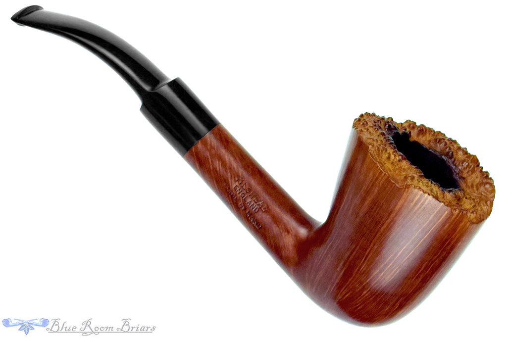 Blue Room Briar is proud to present this James Upshall P Bent Dublin with Plateau Estate Pipe with Additional BRB Replacement Stem