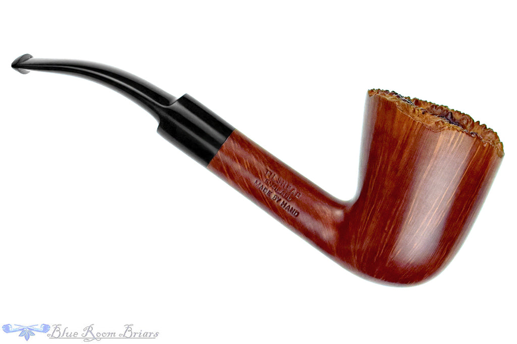 Blue Room Briar is proud to present this James Upshall P Bent Dublin with Plateau Estate Pipe with Additional BRB Replacement Stem