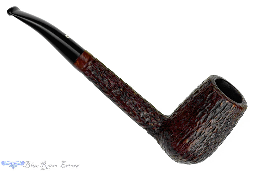 Blue Room Briars is proud to present this Lorenzo Spitfire 8503 Bent Carved Billiard Sitter Estate Pipe