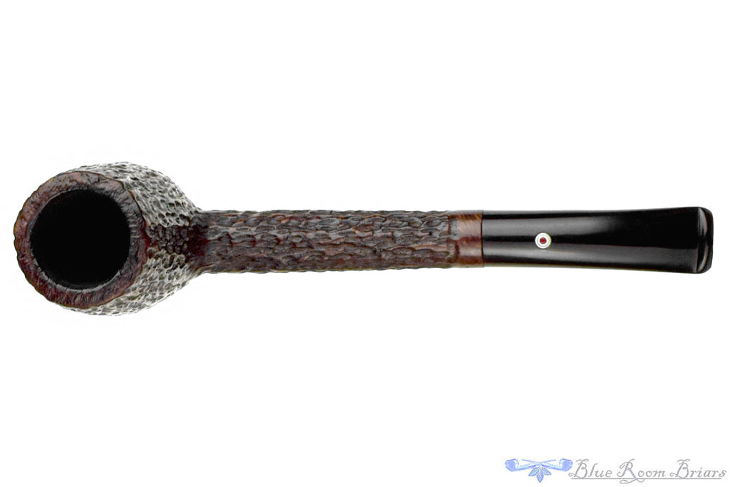 Blue Room Briars is proud to present this Lorenzo Spitfire 8503 Bent Carved Billiard Sitter Estate Pipe