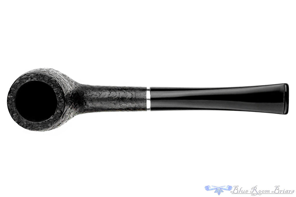 Blue Room Briars is proud to present this Georg Jensen 05 Sandblast Billiard with Aluminum Estate Pipe