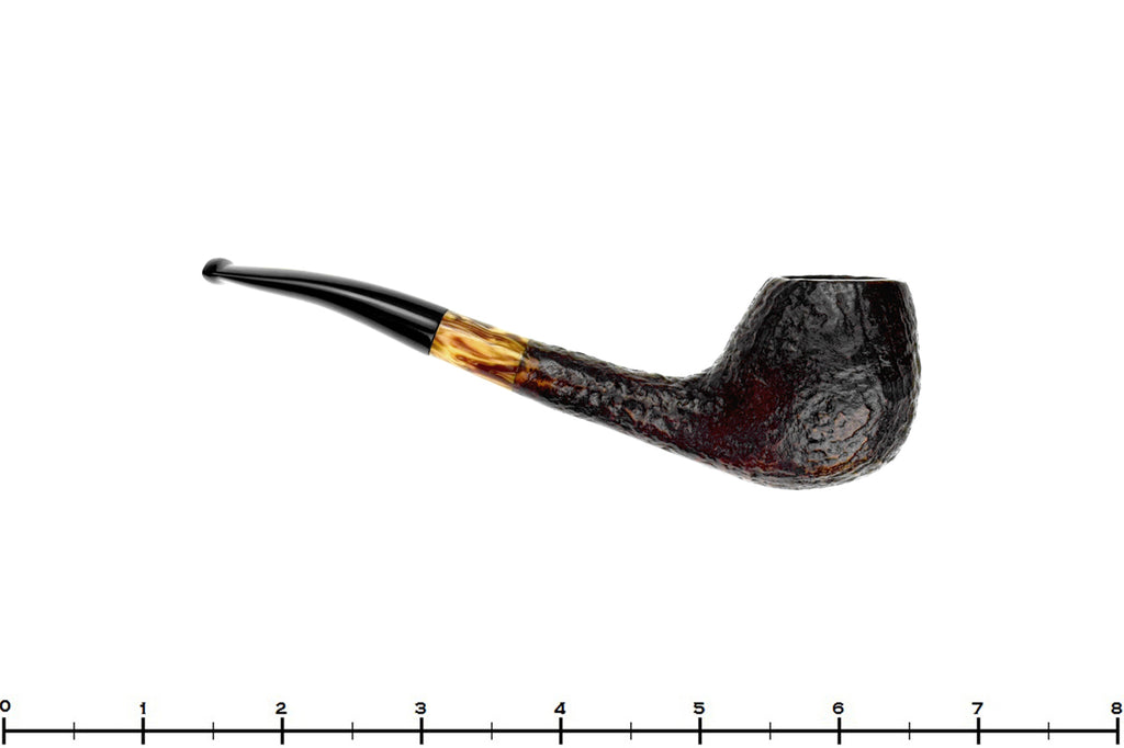 Blue Room Briars is proud to present this Irwin's (GBD) Holiday Pipe 1960S Bent Sandblast Scoop with Acrylic Ferrule Estate Pipe 