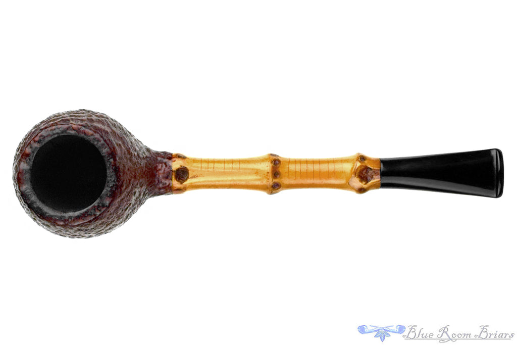 Blue Room Briars is proud to present this Winston By Hand Bruyere Sandblast Apple with Bamboo Estate Pipe