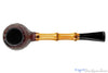 Blue Room Briars is proud to present this Winston By Hand Bruyere Sandblast Apple with Bamboo Estate Pipe