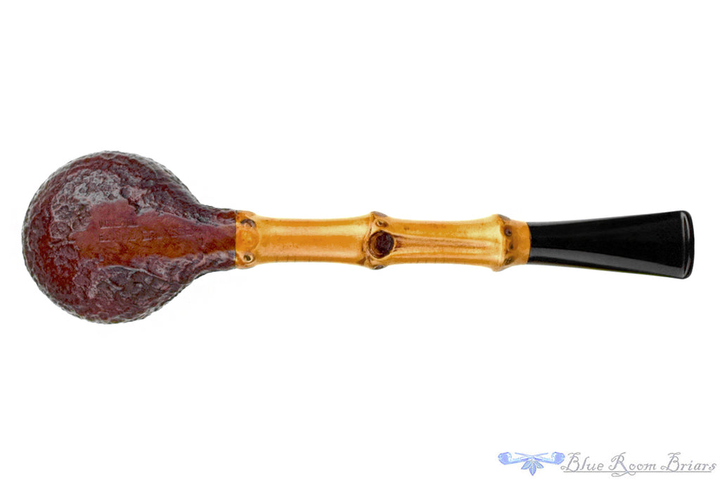 Blue Room Briars is proud to present this Winston By Hand Bruyere Sandblast Apple with Bamboo Estate Pipe