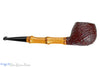Blue Room Briars is proud to present this Winston By Hand Bruyere Sandblast Apple with Bamboo Estate Pipe
