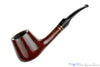 Blue Room Briars is proud to present this Norup Pipes 19 Bent Volcano with Brass and Brindle Estate Pipe