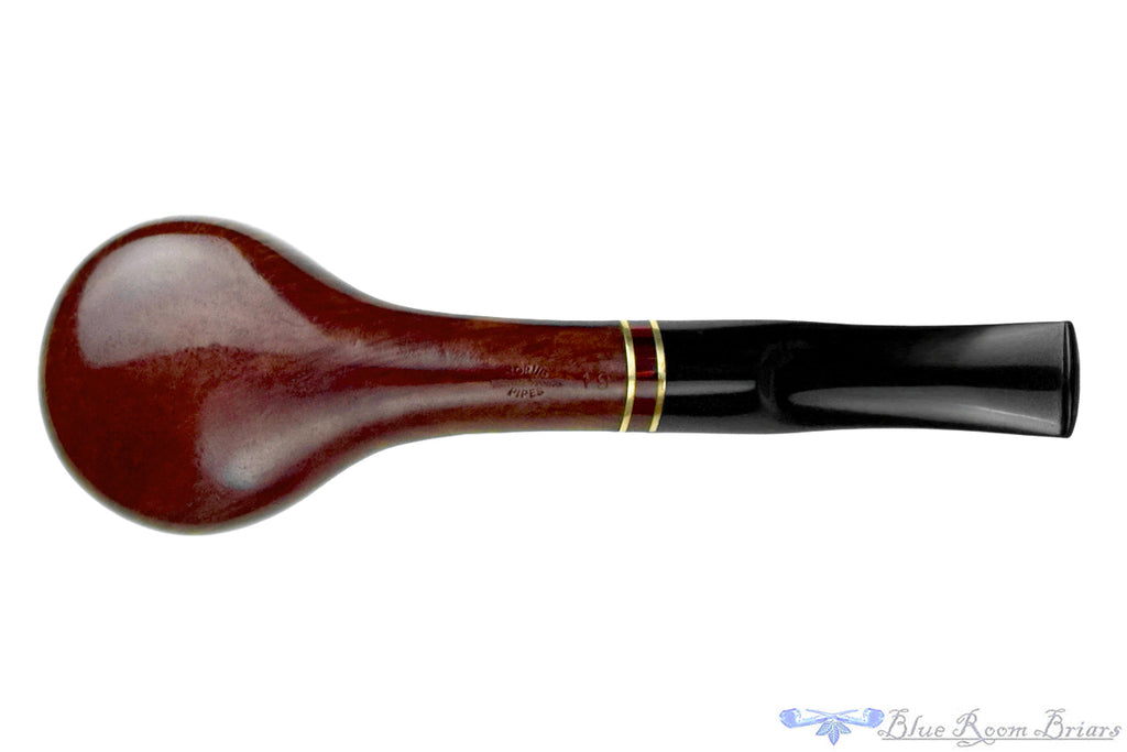 Blue Room Briars is proud to present this Norup Pipes 19 Bent Volcano with Brass and Brindle Estate Pipe