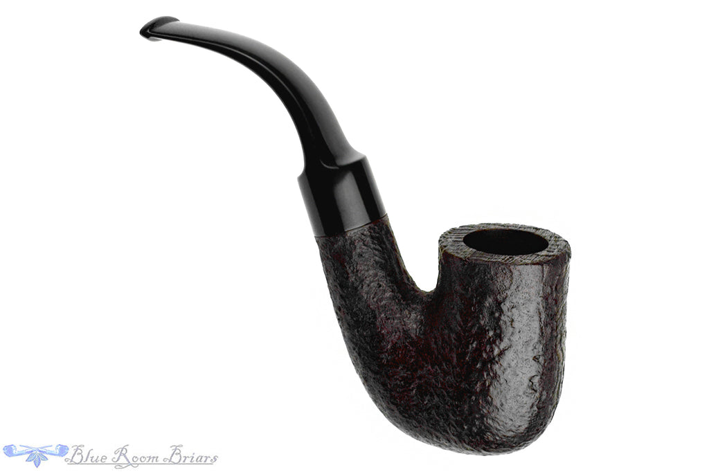 Blue Room Briars is proud to present this Parker Brown Briar Bark 394 Bent Sandblast Hungarian Estate Pipe