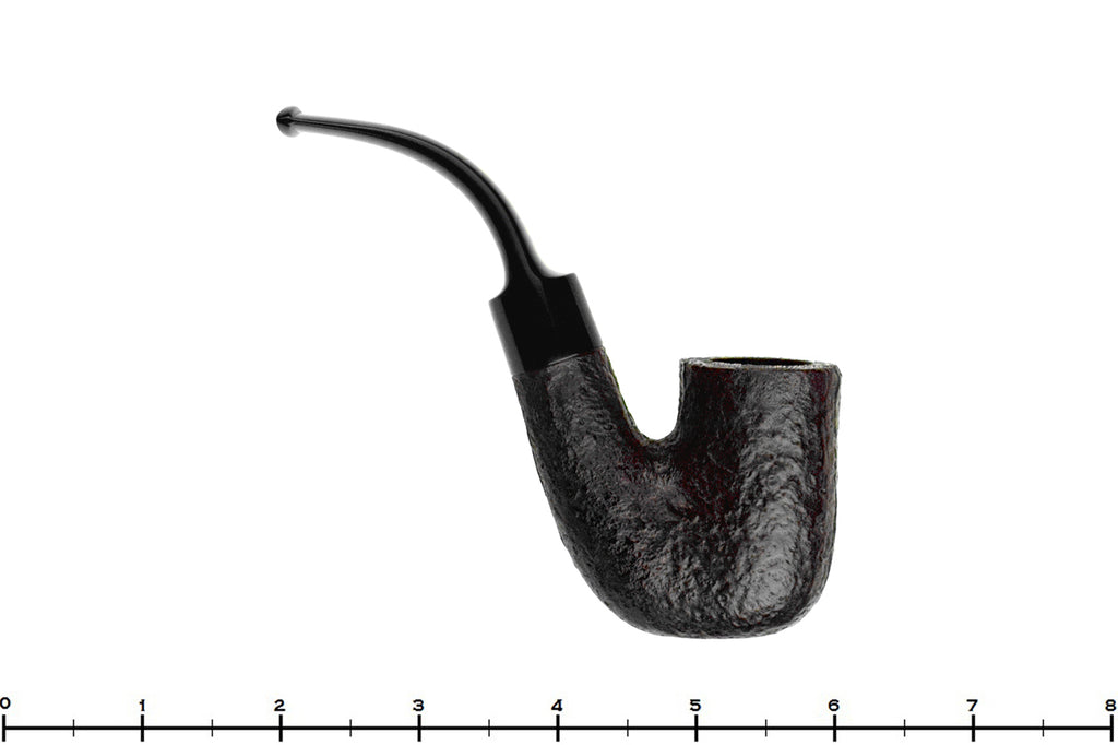 Blue Room Briars is proud to present this Parker Brown Briar Bark 394 Bent Sandblast Hungarian Estate Pipe