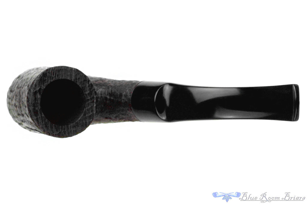 Blue Room Briars is proud to present this Parker Brown Briar Bark 394 Bent Sandblast Hungarian Estate Pipe