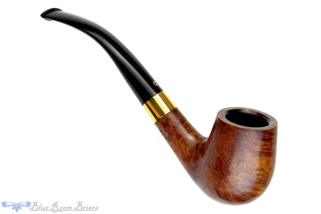 Orlik Gold 30 Bent Billiard with Gold Estate Pipe