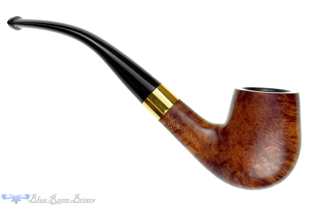 Orlik Gold 30 Bent Billiard with Gold Estate Pipe