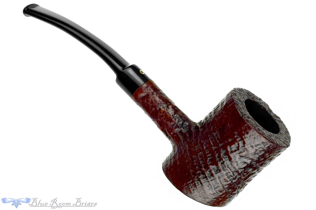 Orlik De Luxe Sandblast Cherrywood Poker Estate Pipe