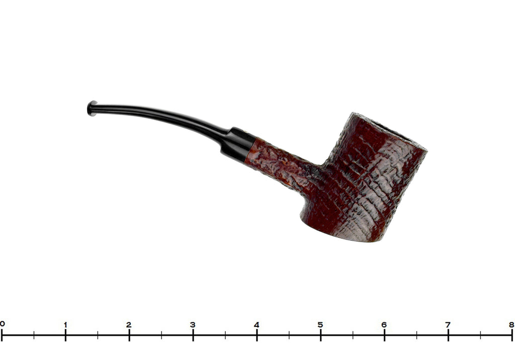 Orlik De Luxe Sandblast Cherrywood Poker Estate Pipe
