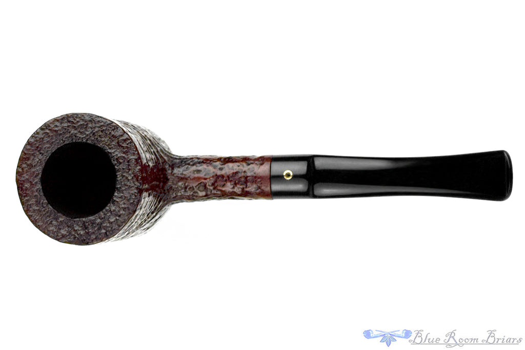 Orlik De Luxe Sandblast Cherrywood Poker Estate Pipe