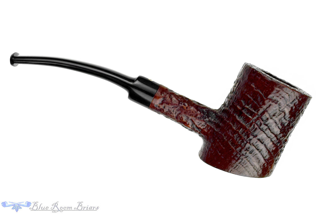 Orlik De Luxe Sandblast Cherrywood Poker Estate Pipe