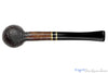 BBB Black 603 Sandblast Billiard with Brass Estate Pipe