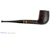 BBB Black 603 Sandblast Billiard with Brass Estate Pipe