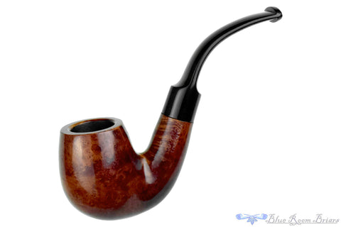 Savinelli Roma 620 Rusticated Hungarian (6mm Filter) with Brass Estate Pipe