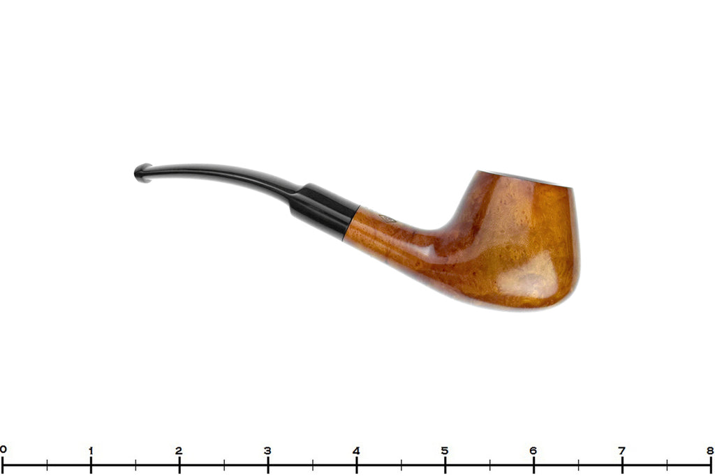 Blue Room Briars is proud to present this BBB London Made 722 Bent Brandy with Oval Shank Estate Pipe
