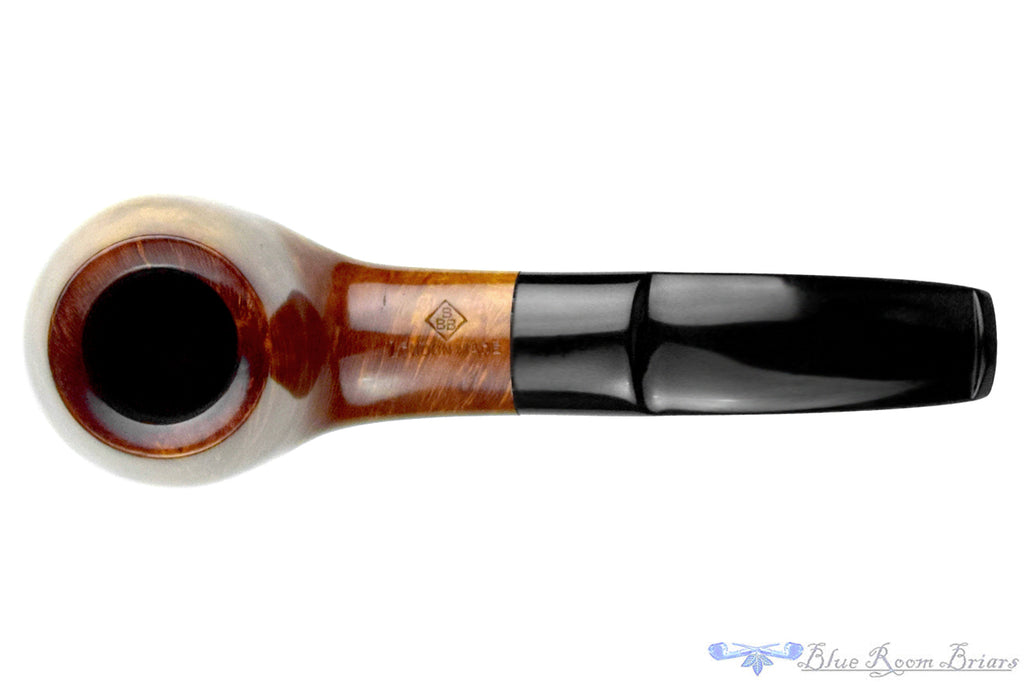Blue Room Briars is proud to present this BBB London Made 722 Bent Brandy with Oval Shank Estate Pipe