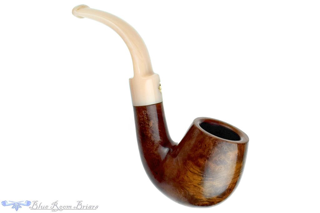 Blue Room Briars is proud to present this BBB Tortoise 307S Bent Billiard Estate Pipe