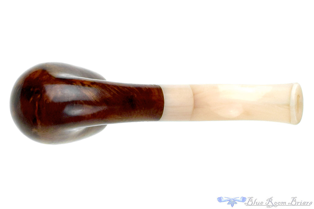 Blue Room Briars is proud to present this BBB Tortoise 307S Bent Billiard Estate Pipe