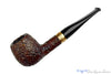 Blue Room Briars is proud to present this Savinelli FM (2015 Make) 207 Rusticated Apple (6mm Filter) with Brass Estate Pipe