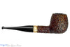 Blue Room Briars is proud to present this Savinelli FM (2015 Make) 207 Rusticated Apple (6mm Filter) with Brass Estate Pipe