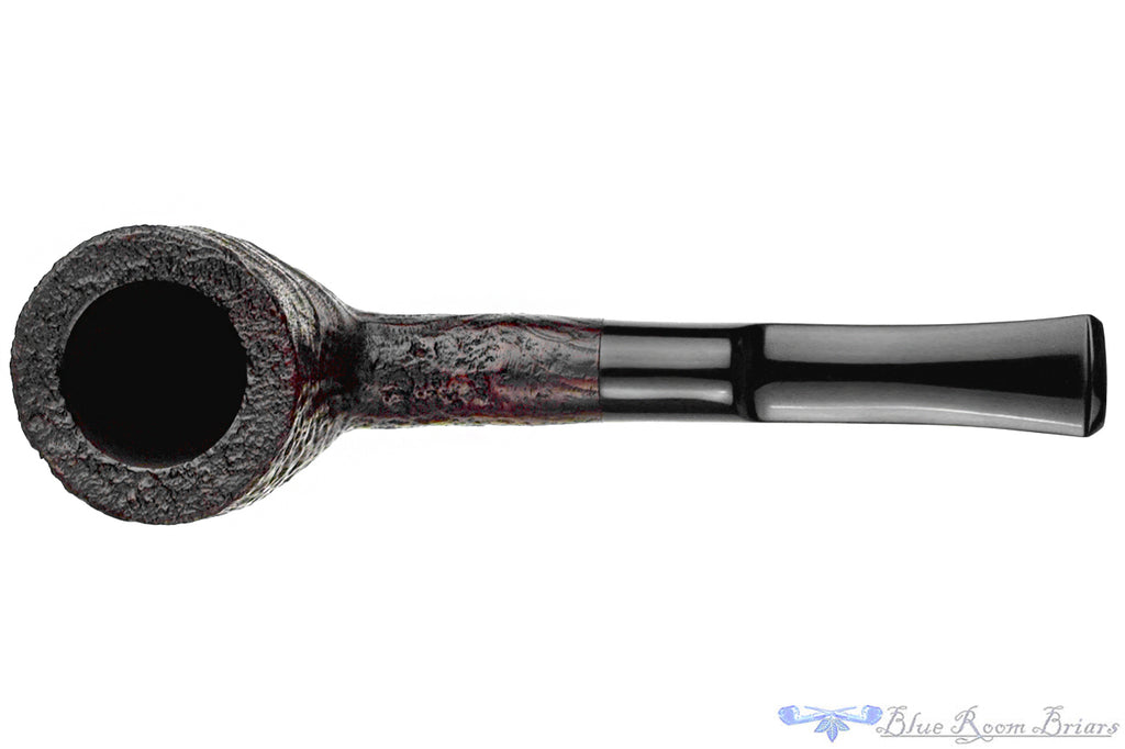 Blue Room Briars is proud to present this Parker Super Briarbark 267 (Patent Era-1950s Make) Sandblast Pot Sitter Estate Pipe