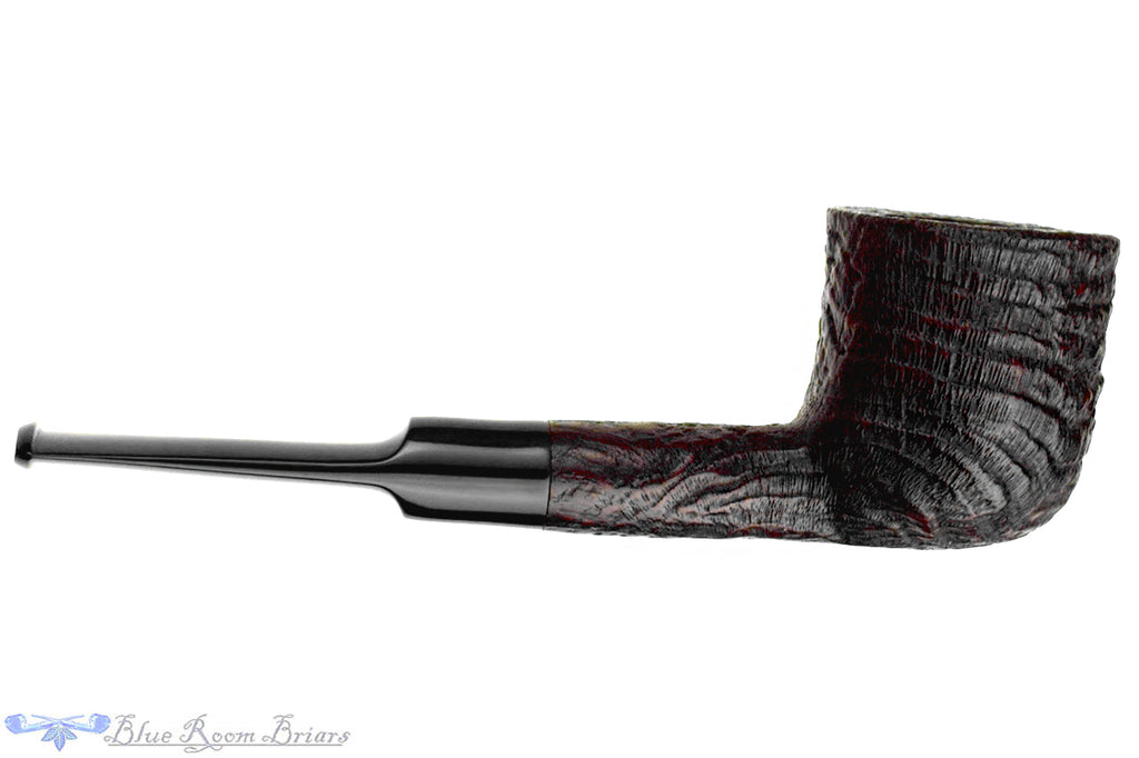 Blue Room Briars is proud to present this Parker Super Briarbark 267 (Patent Era-1950s Make) Sandblast Pot Sitter Estate Pipe