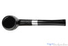 Blue Room Briars is proud to present this Masta (Parker-Hardcastle) Sandblast Billiard Sitter with Nickel Estate Pipe