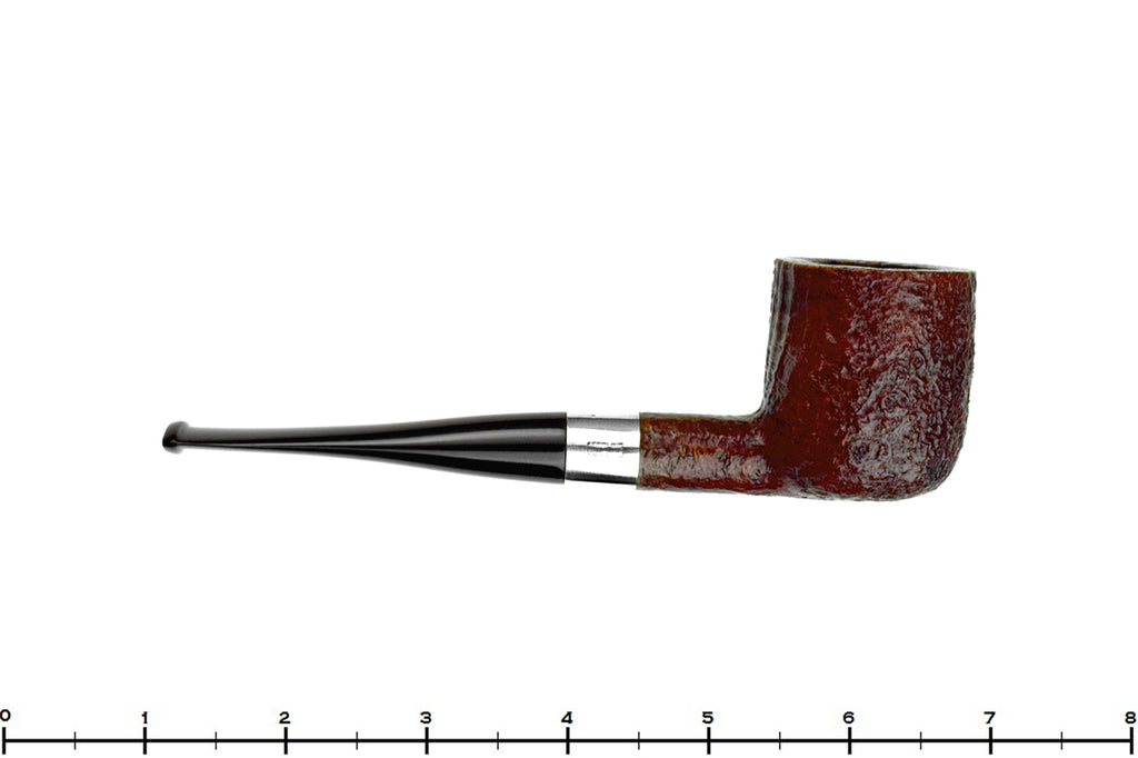Savinelli Silver 125 Sandblast Pot Sitter with Silver Estate Pipe