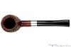Savinelli Silver 125 Sandblast Pot Sitter with Silver Estate Pipe