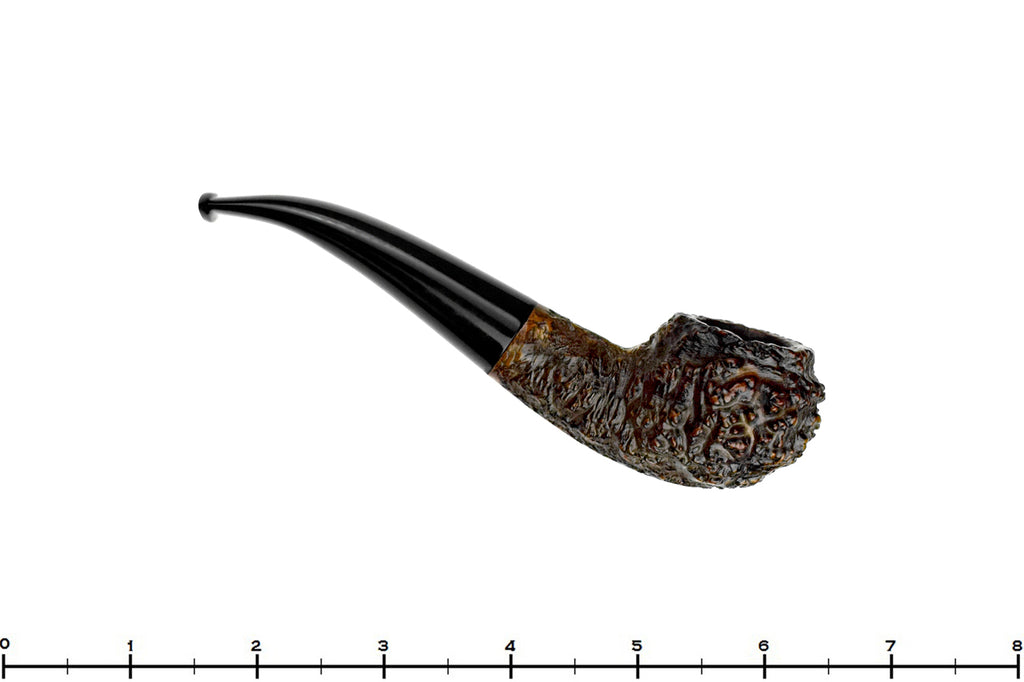 Blue Room Briars is proud to present this Old River 6046 Bent Rusticated Apple Estate Pipe