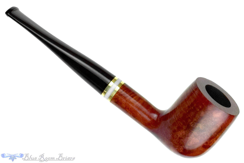 Blue Room Briars is proud to present this Eton 354 Billiard with Brass and Acrylic UNSMOKED Estate Pipe