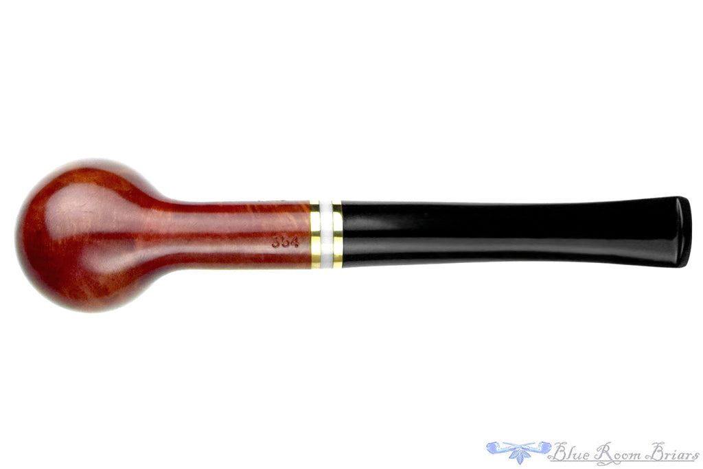 Blue Room Briars is proud to present this Eton 354 Billiard with Brass and Acrylic UNSMOKED Estate Pipe