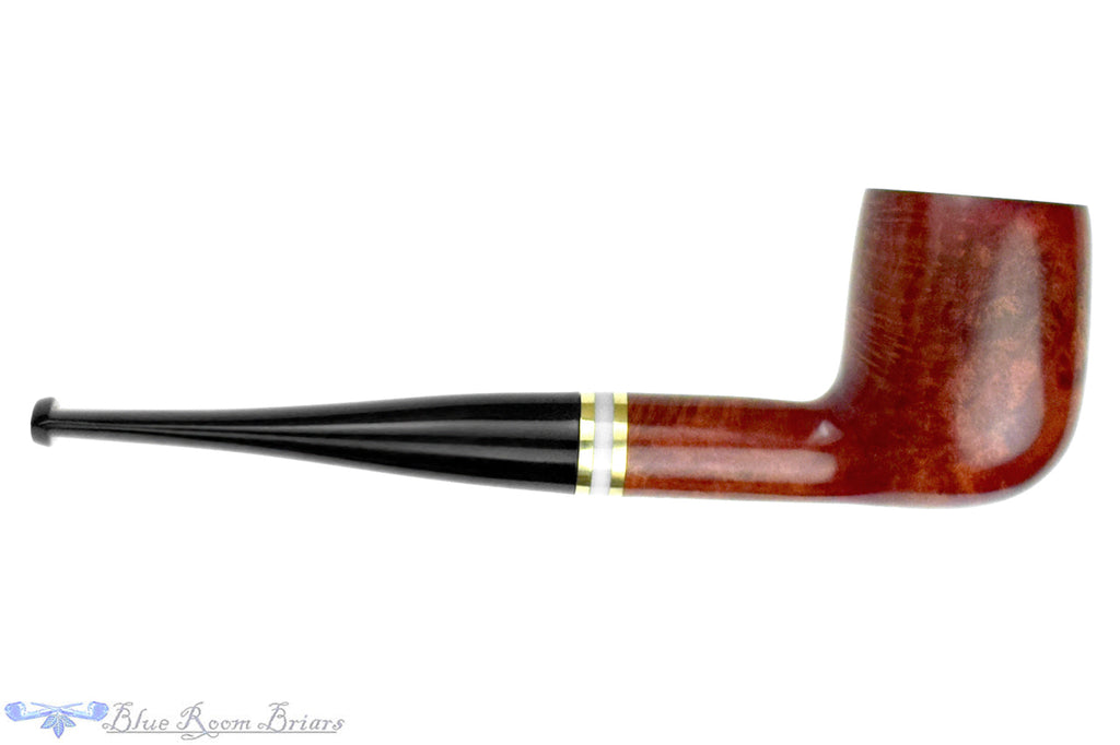 Blue Room Briars is proud to present this Eton 354 Billiard with Brass and Acrylic UNSMOKED Estate Pipe