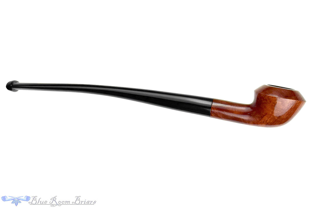 Blue Room Briars is proud to present this Bruyere Garantie Demi-Warden Bent Rhodesian UNSMOKED Estate Pipe