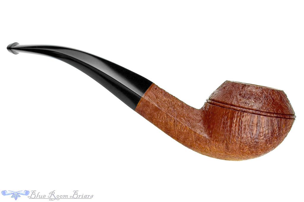 Blue Room Briars is proud to present this Blue Room Briars Pipe 4325 Bent Tanblast Bulldog