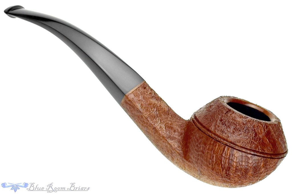 Blue Room Briars is proud to present this Blue Room Briars Pipe 4325 Bent Tanblast Bulldog