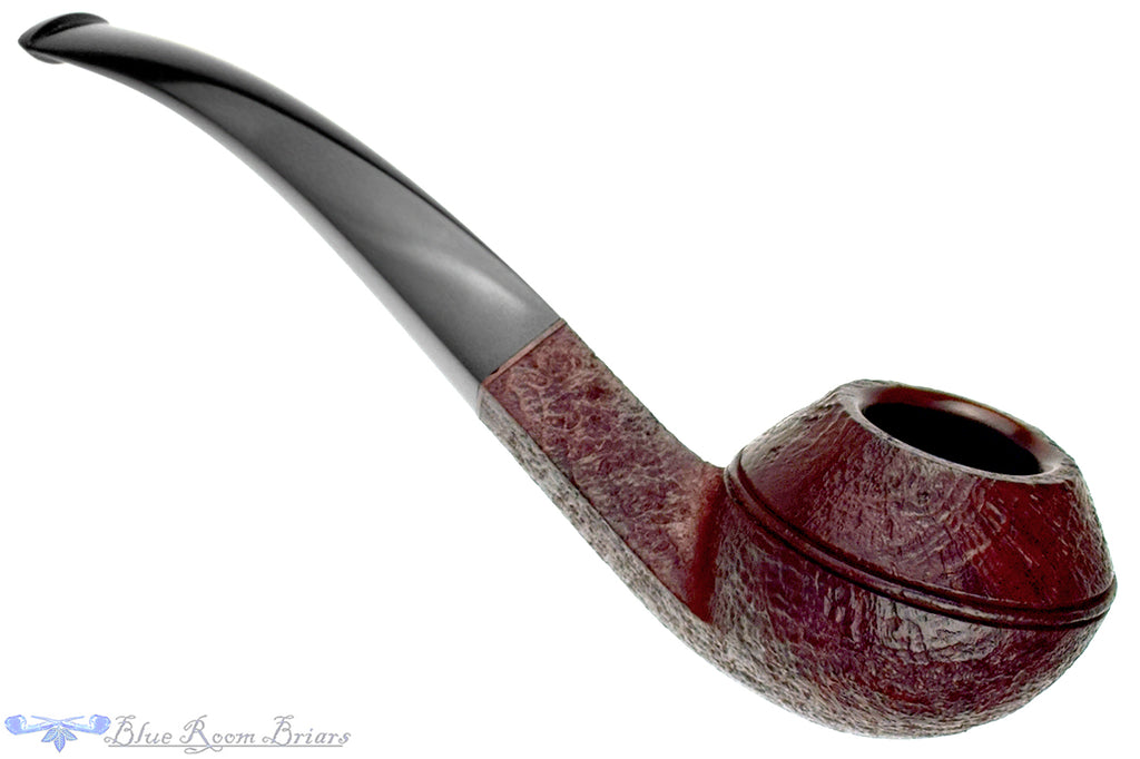 Blue Room Briars is proud to present this Blue Room Briars Pipe 4325 Bent Sandblast Bulldog