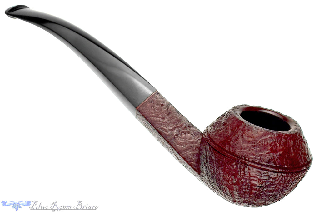 Blue Room Briars is proud to present this Blue Room Briars Pipe 4325 Bent Sandblast Bulldog