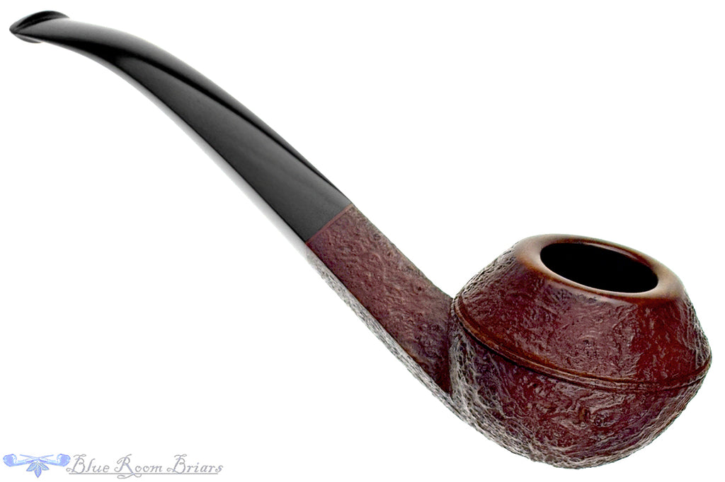 Blue Room Briars is proud to present this Blue Room Briars Pipe 4325 Bent Sandblast Bulldog