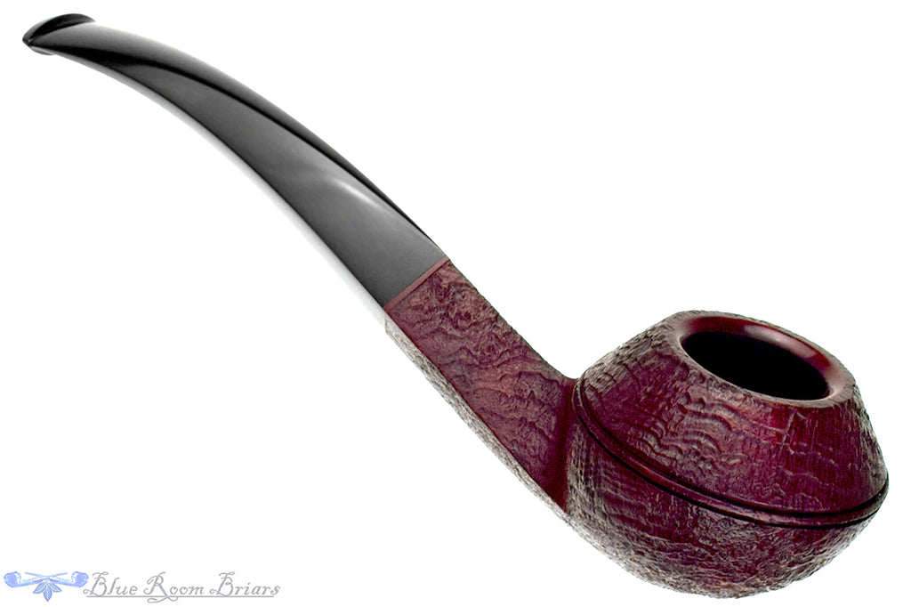 Blue Room Briars is proud to present this Blue Room Briars Pipe 4325 Bent Sandblast Bulldog
